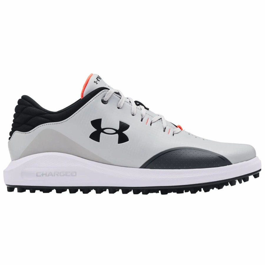 Shoes * | Under Armour Draw Sport Spikeless Grey Mens Golf Shoes Grey 101