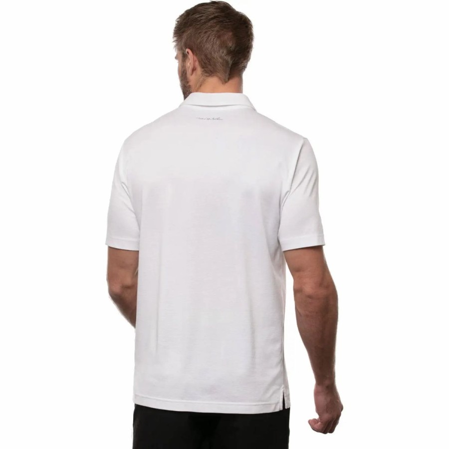 Clothes * | Travismathew Night Life Mens Golf Polo White