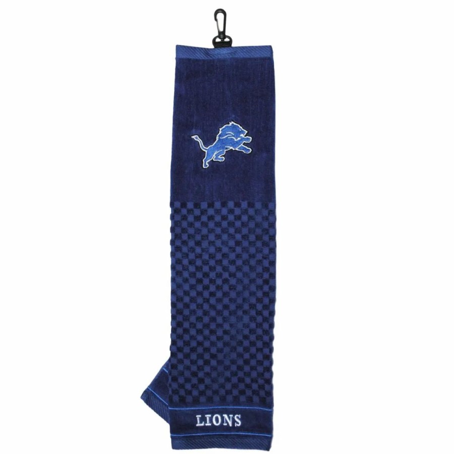 Accessories * | Team Golf Detroit Lions Embroidered Golf Towel