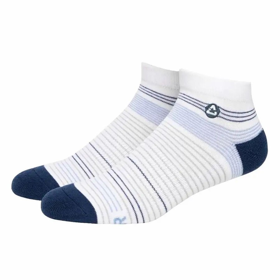 Clothes * | Cuater By Travismathew Beach Games Ankle Socks White