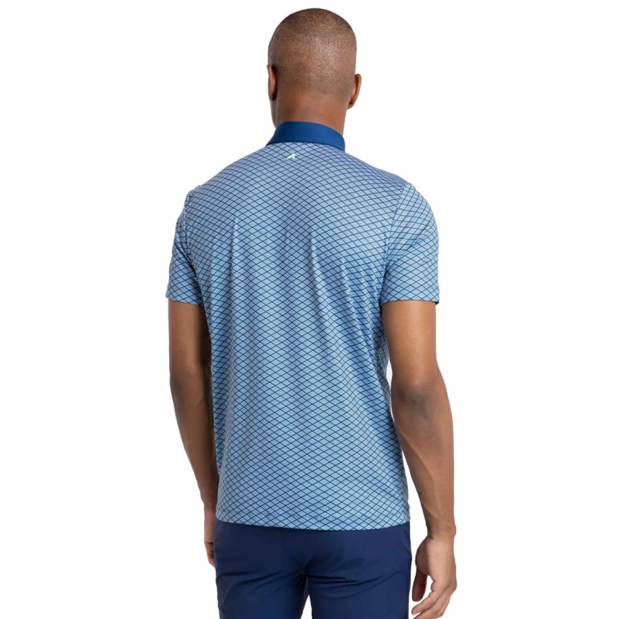 Clothes * | Redvanly Amherst Mens Golf Polo Classic Blue