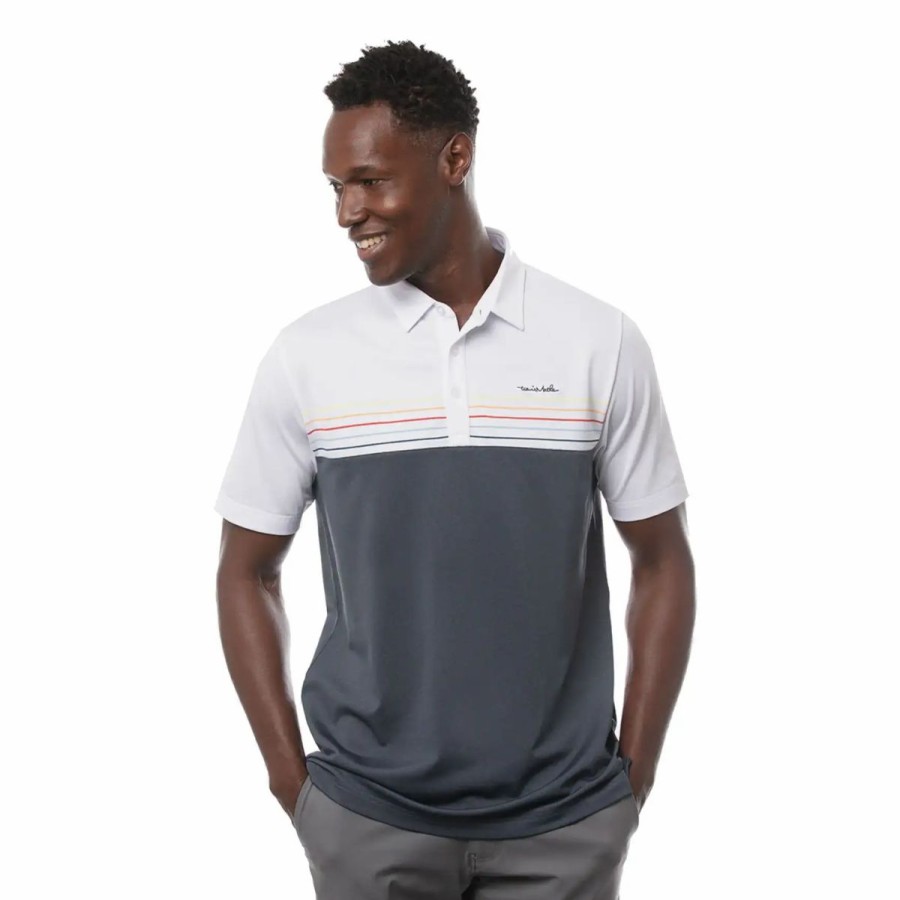 Clothes * | Travismathew Finally Friday White Mens Golf Polo White 1Wht