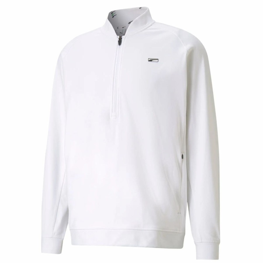 Clothes * | Puma Golf Puma Cloudspun Moving Day Mens Golf 1/4 Zip