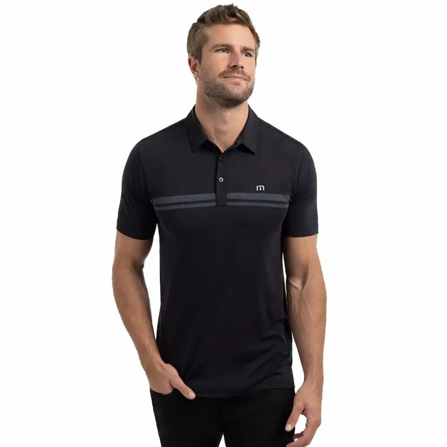 Clothes * | Travismathew Pride And Joy Mens Golf Polo Black 0Blk