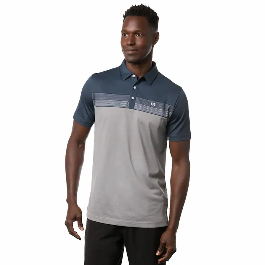 Clothes * | Travismathew Dinner Cruise Mens Golf Polo Insignia 4Ins