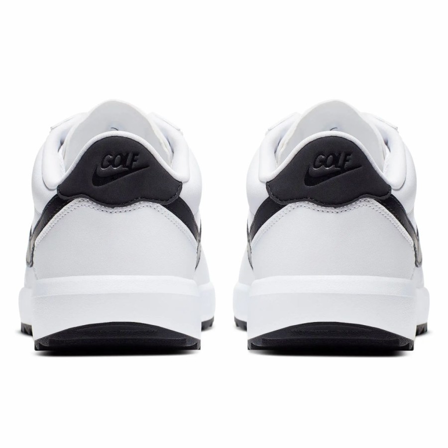 Shoes * | Nike Golf Nike Cortez G White-Black Womens Golf Shoes Wht/Blk/Gold