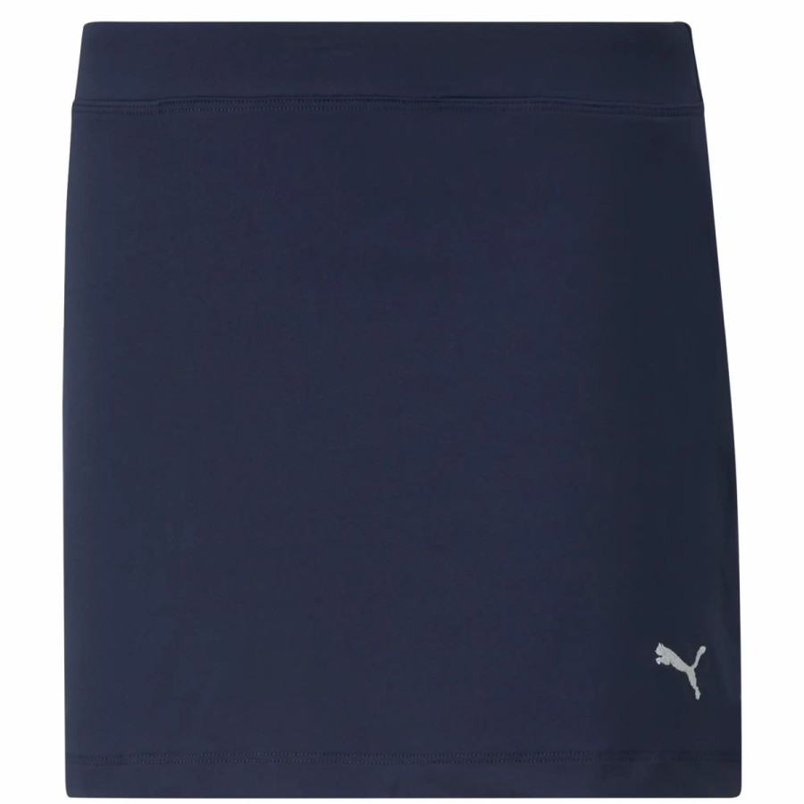 Kids Golf * | Puma Golf Puma Solid Knit 13In Girls Golf Skort