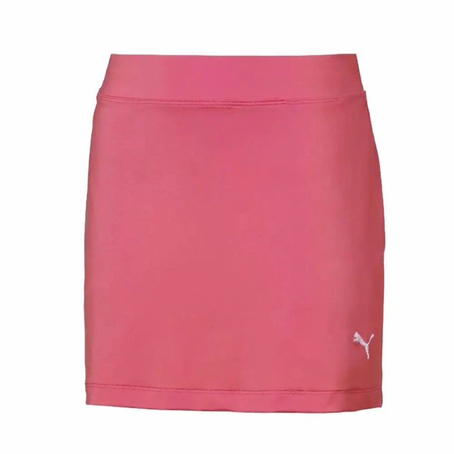 Kids Golf * | Puma Golf Puma Solid Knit 13In Girls Golf Skort