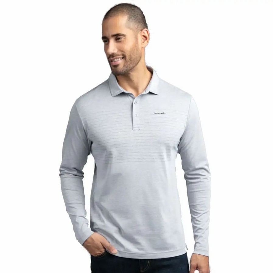 Clothes * | Travismathew Top Dog Mens Golf Polo Micro Chip Blk