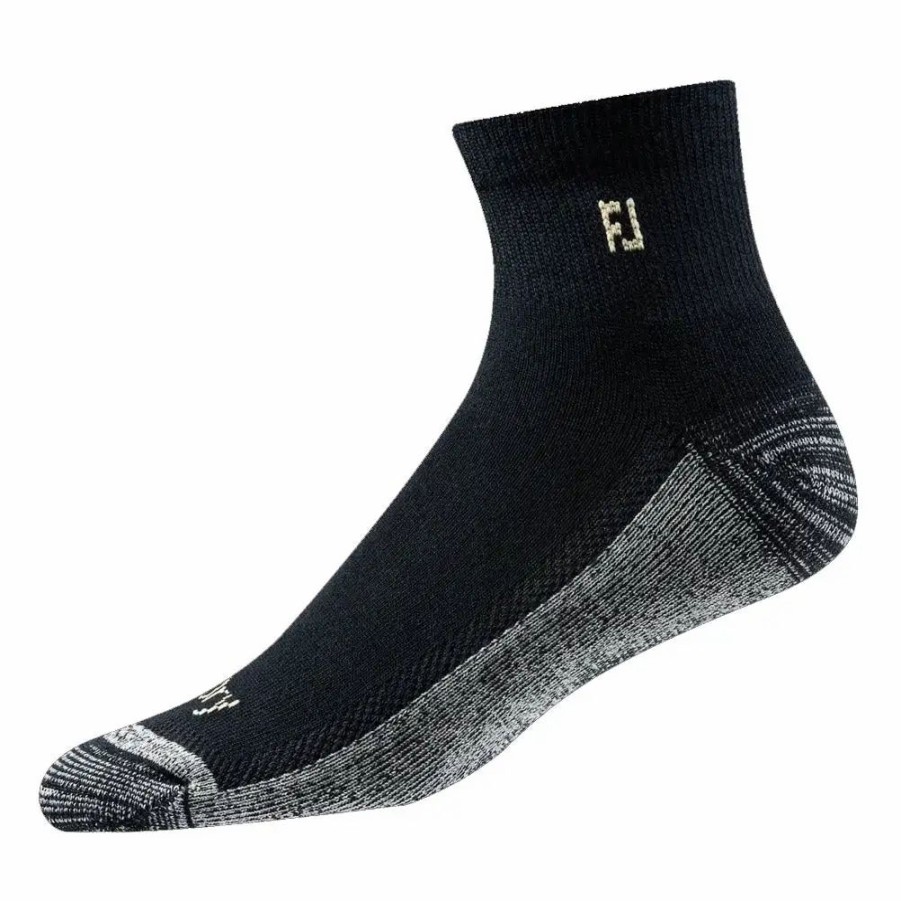 Clothes * | Footjoy Prodry 1/4 Crew Mens Golf Socks