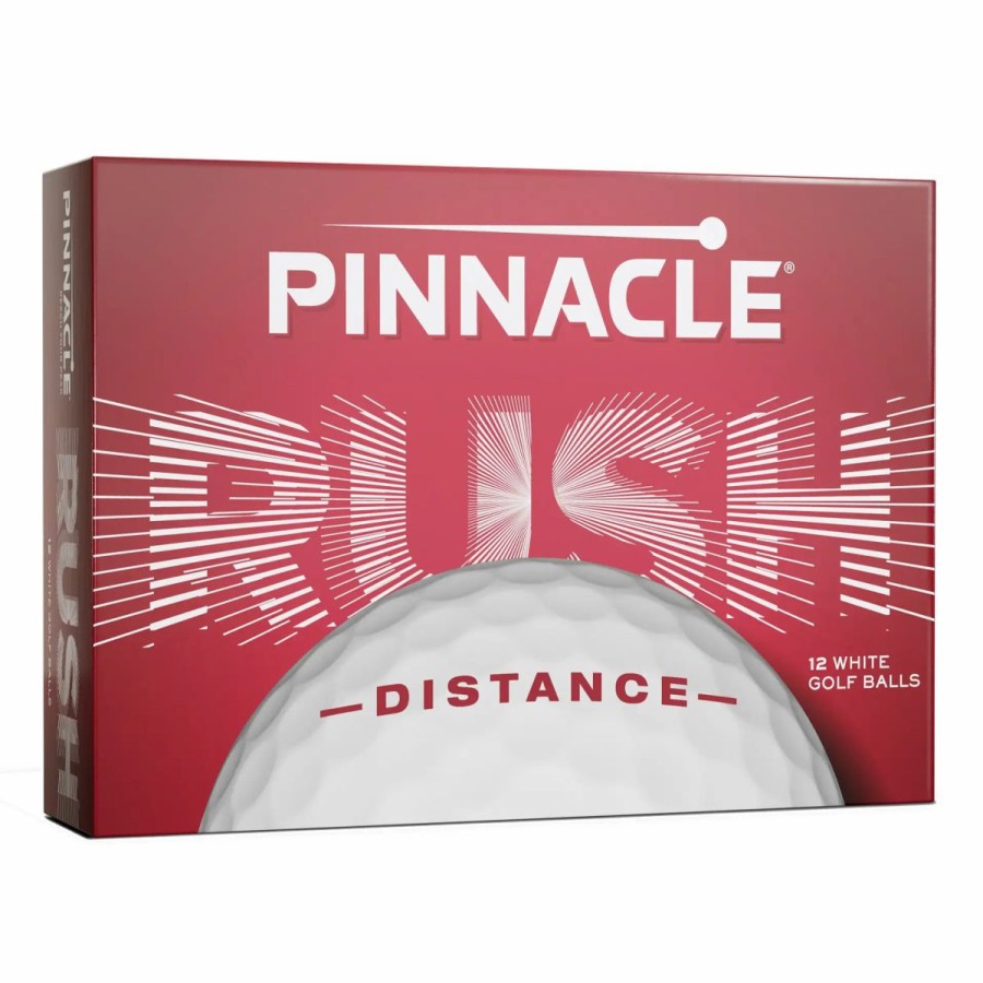 Balls * | Titleist Pinnacle Rush White Golf Balls 15 Pack