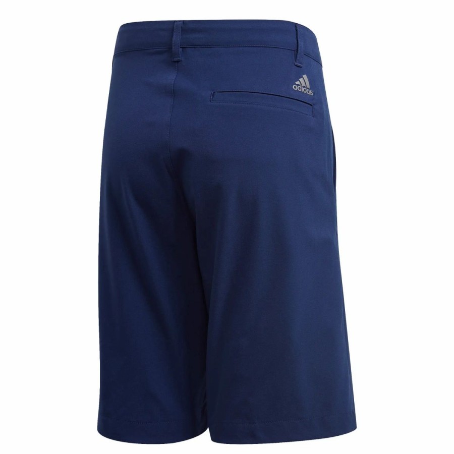 Kids Golf * | Adidas Golf Adidas Solid Boys Golf Shorts