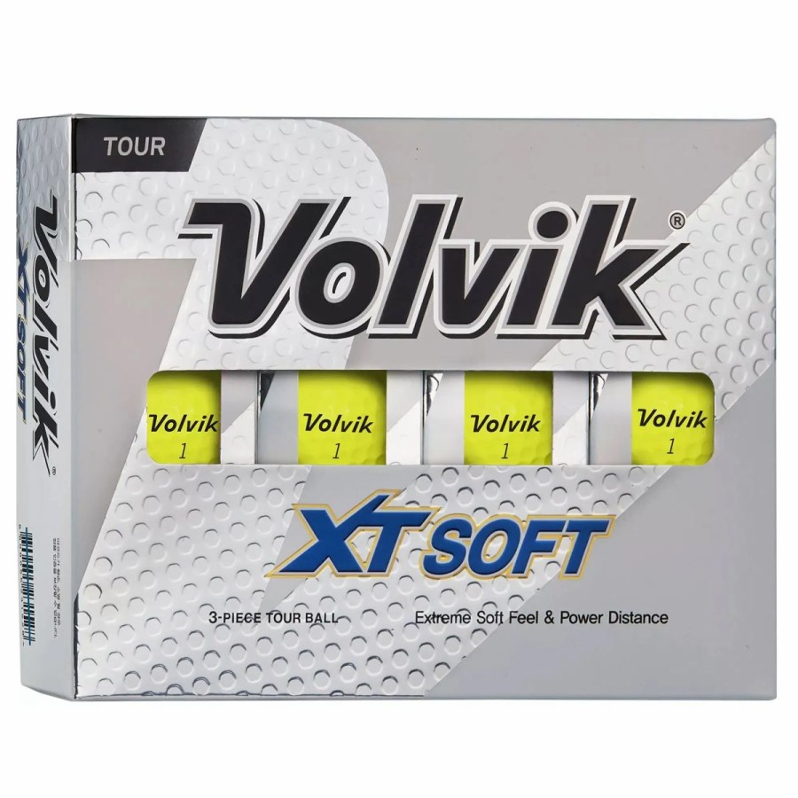 Balls * | Volvik Xt Soft Yellow Golf Balls 12-Pack