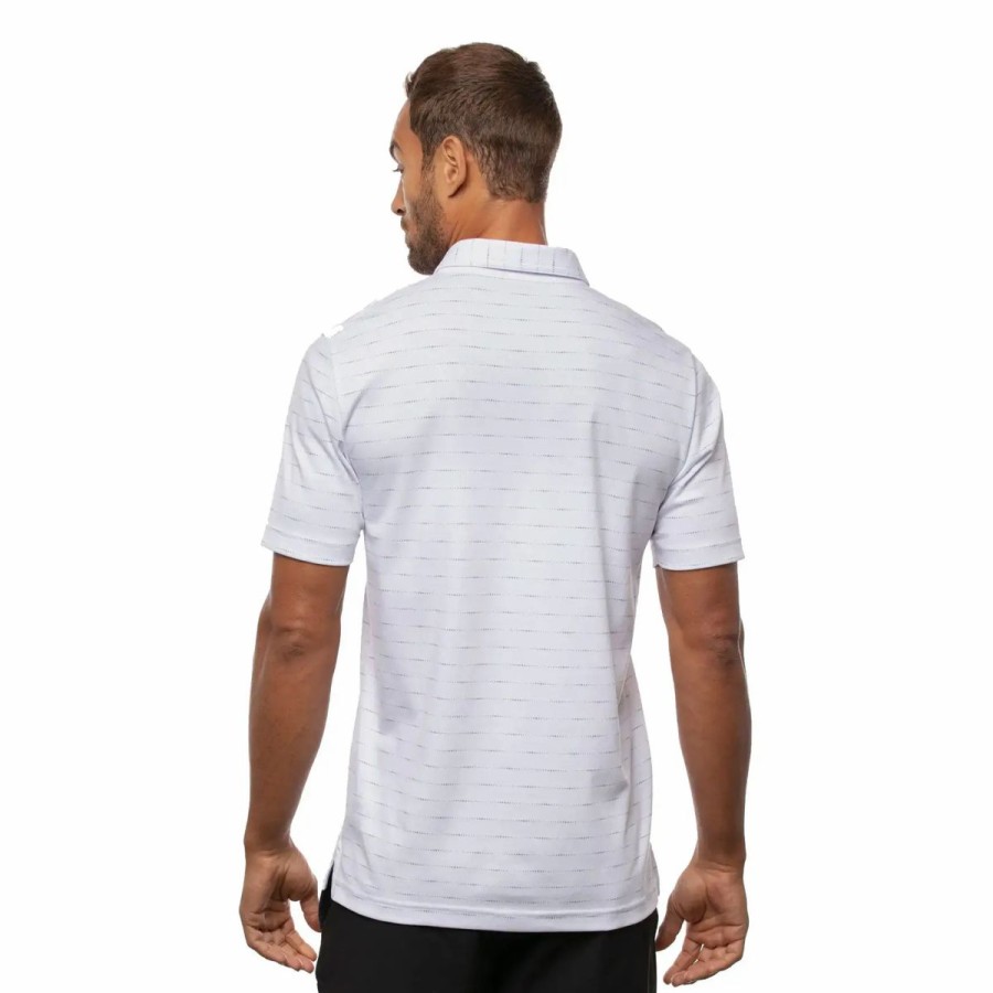 Clothes * | Travismathew Exclusive Invite White Mens Golf Polo White 1Wht