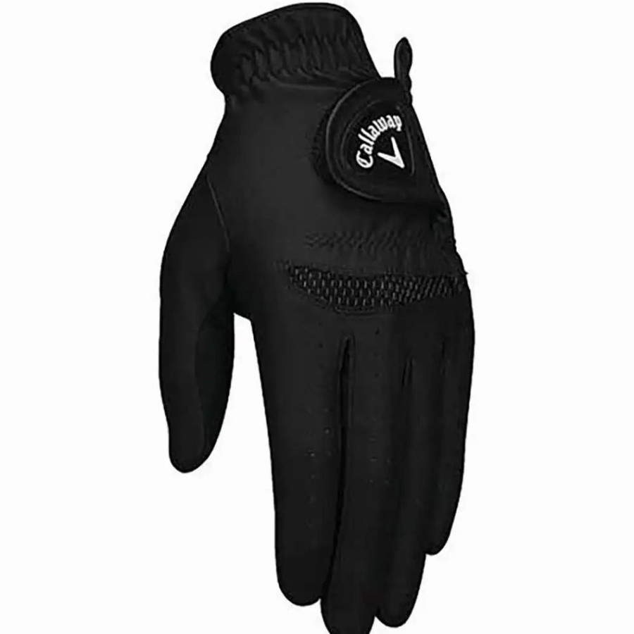 Accessories * | Callaway Opti Grip Mens Glove Pair Black