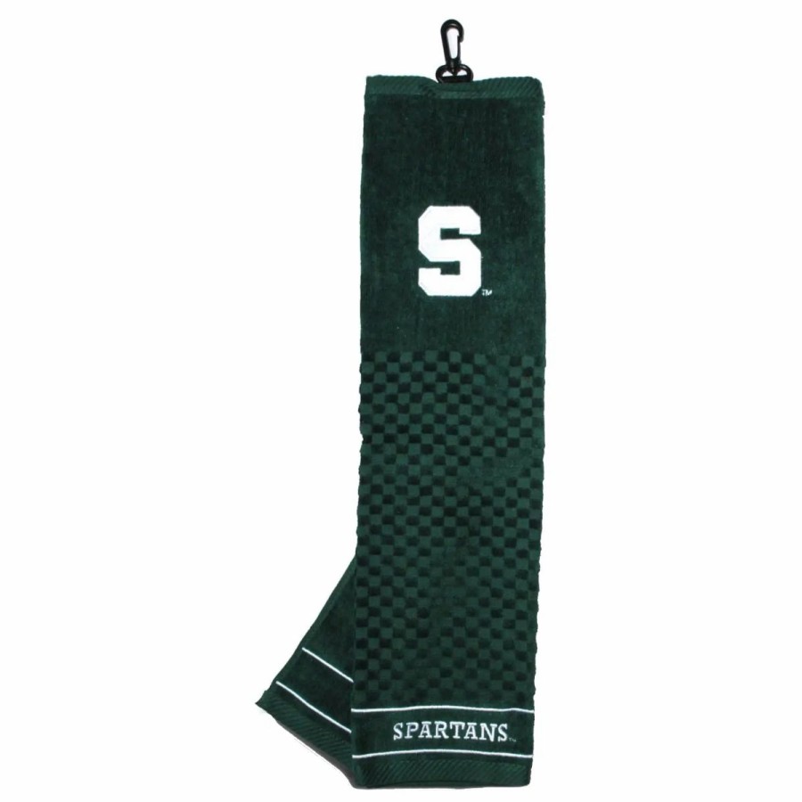 Accessories * | Team Golf Michigan State Embroidered Towel