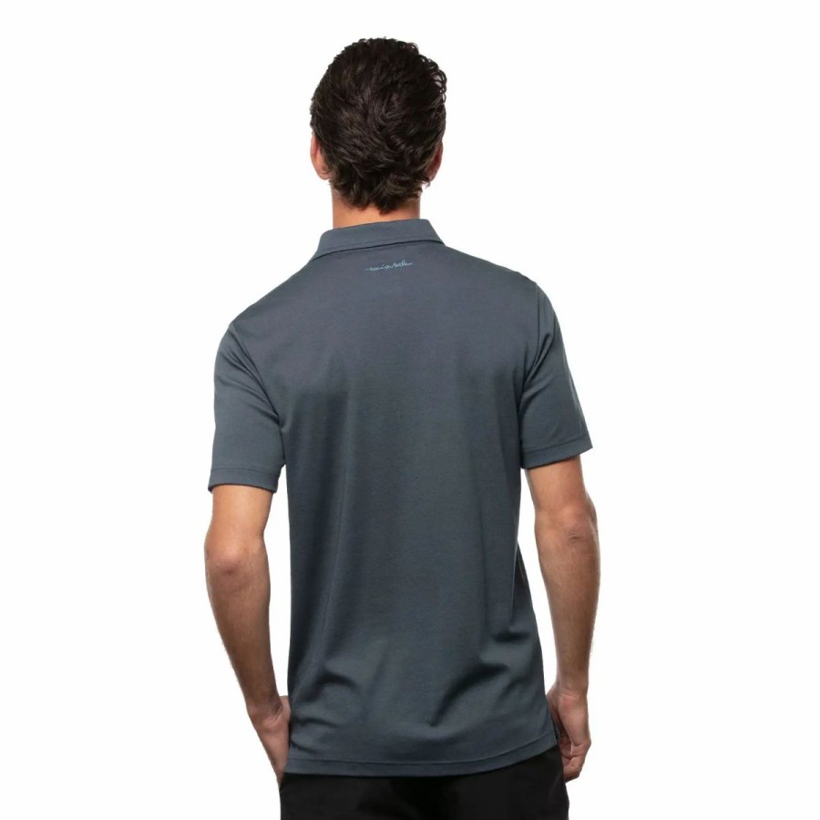 Clothes * | Travismathew Byob Mood Indigo Mens Golf Polo M Indg/Vnt Indg