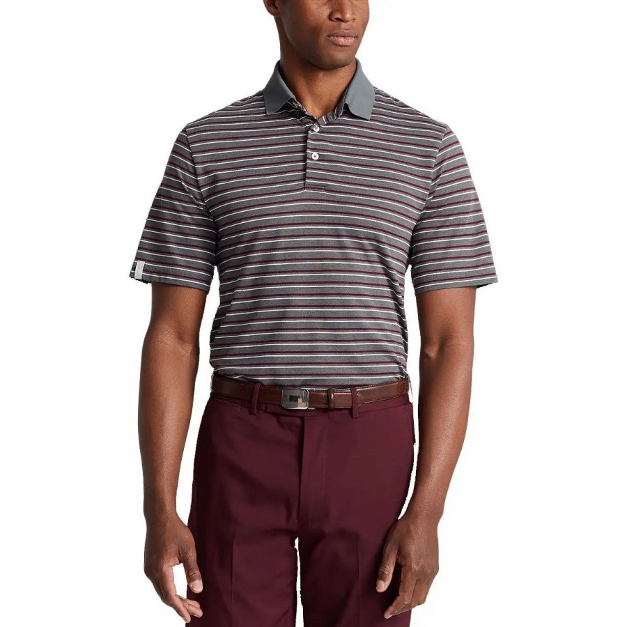 Clothes * | Polo Ralph Lauren Rlx Ralph Lauren Tour Pique Multi Mens Golf Polo Barclay Heather