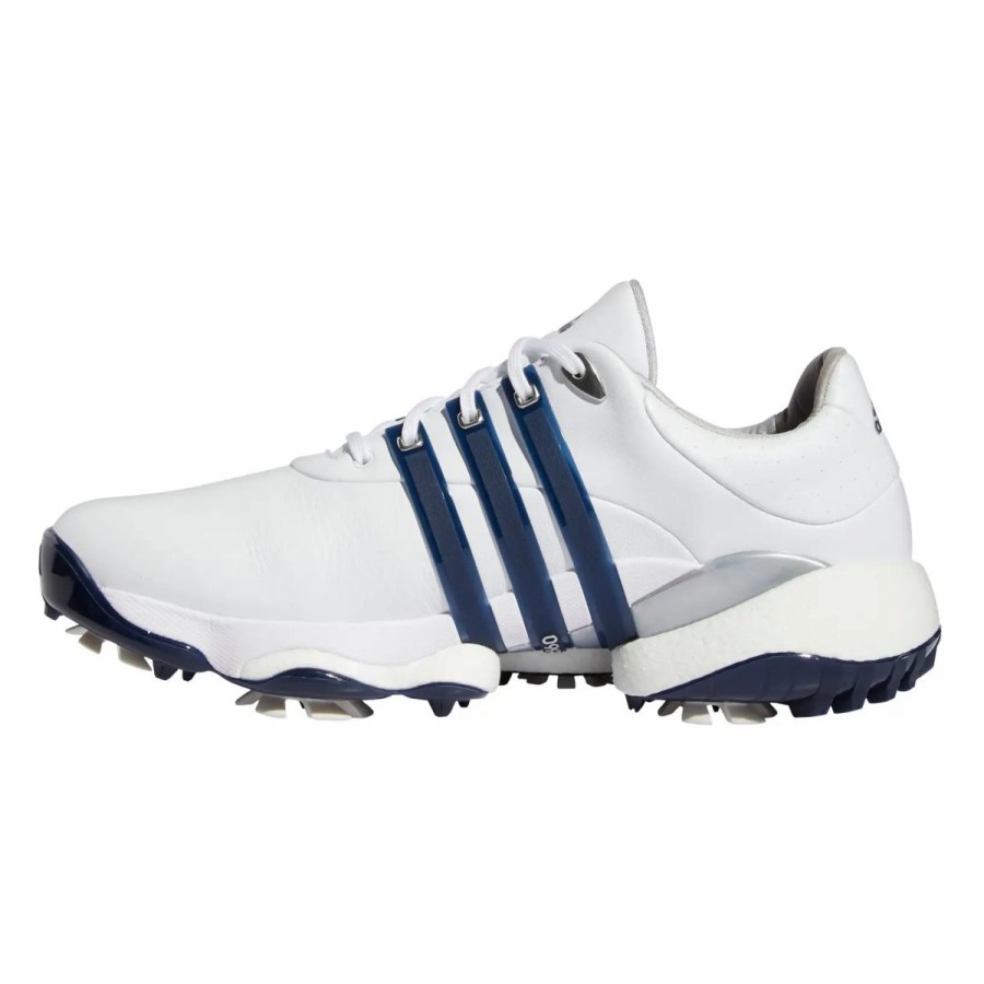 Shoes * | Adidas Golf Adidas Tour360 22 Mens Golf Shoes Wt/Nvy/Slvr 100