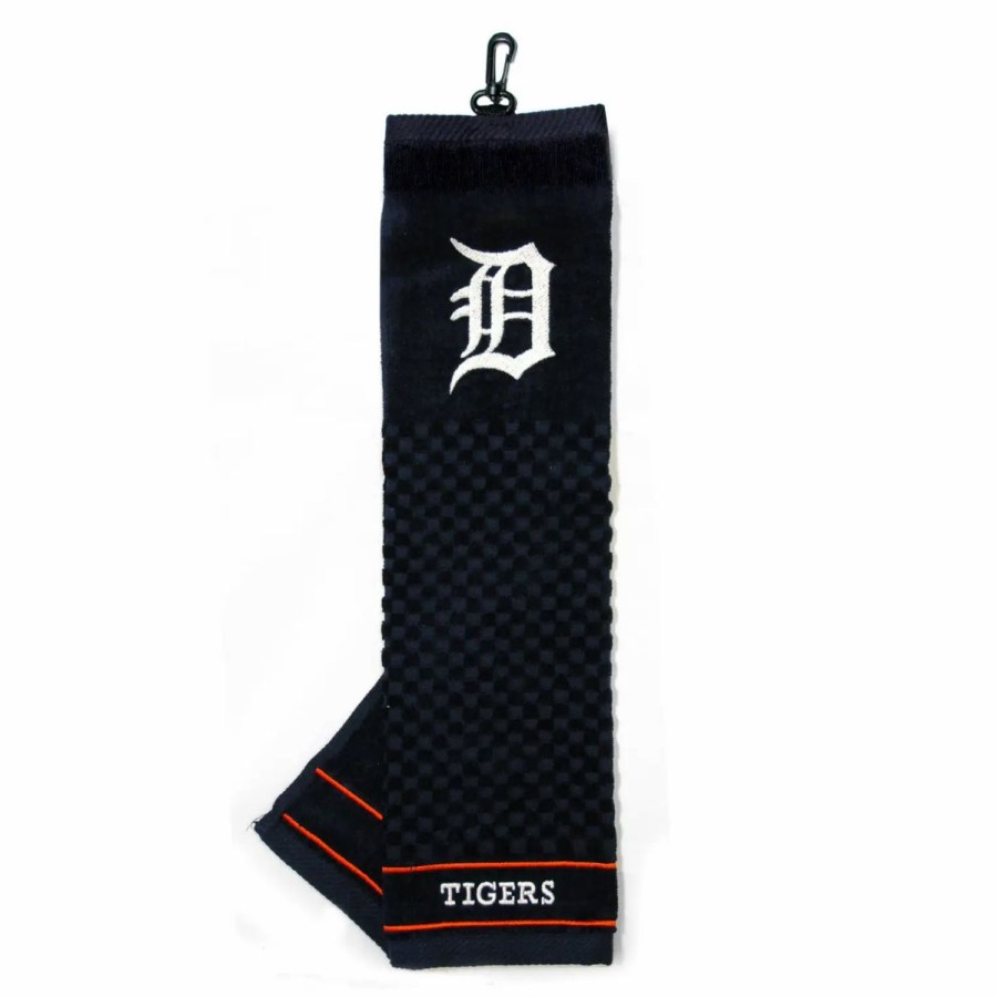 Accessories * | Team Golf Detroit Tigers Embroidered Towel