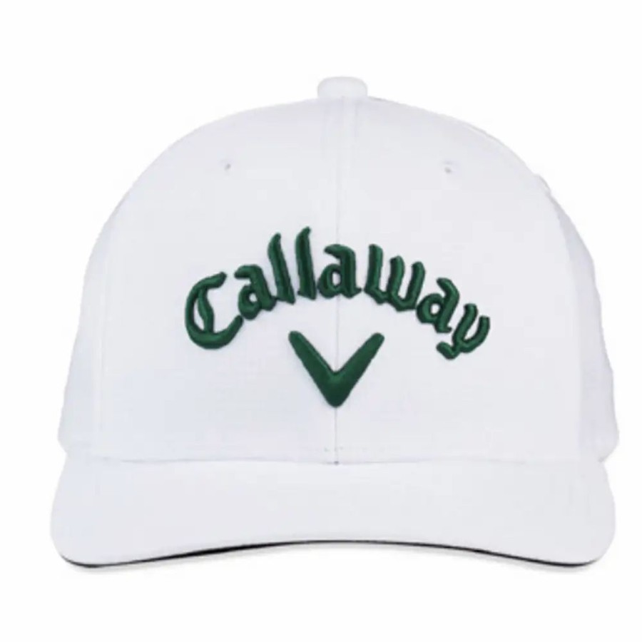 Accessories * | Callaway Performance Pro St. Paddys Mens Hat White/Green