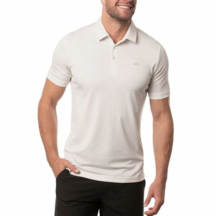 Clothes * | Travismathew Turned Around Mens Golf Polo Gardenia 1Gar