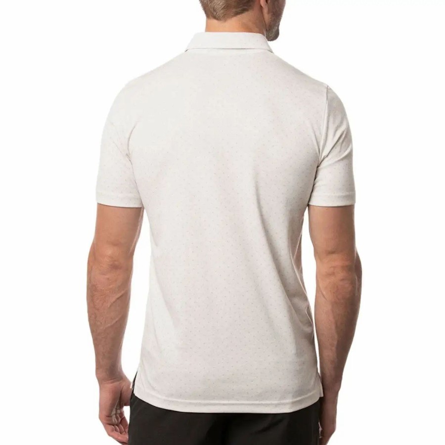 Clothes * | Travismathew Turned Around Mens Golf Polo Gardenia 1Gar