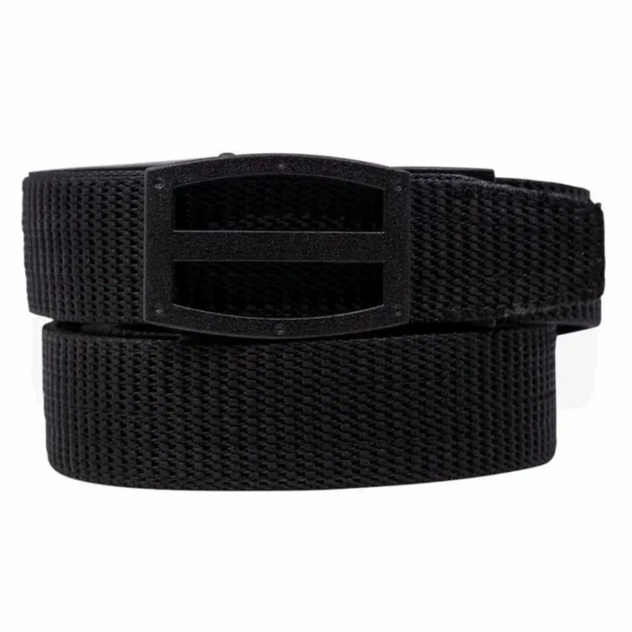 Clothes * | Nexbelt Xl Titan Bd Precisefit Ratchet Mens Gun Belt Black