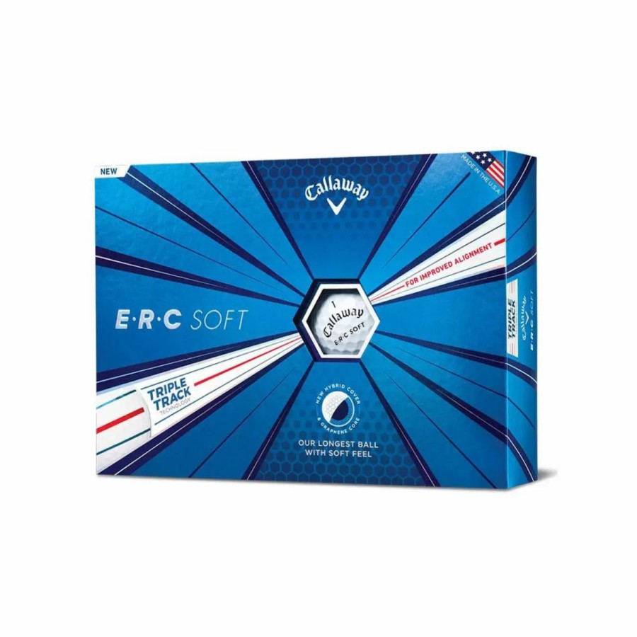 Balls * | Callaway Erc Soft 19 Triple Track Golf Balls Dozen