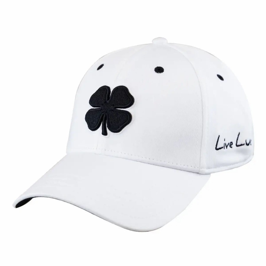 Accessories * | Black Clover Premium Clover 1 Mens Hat Blk/Wht/Wht