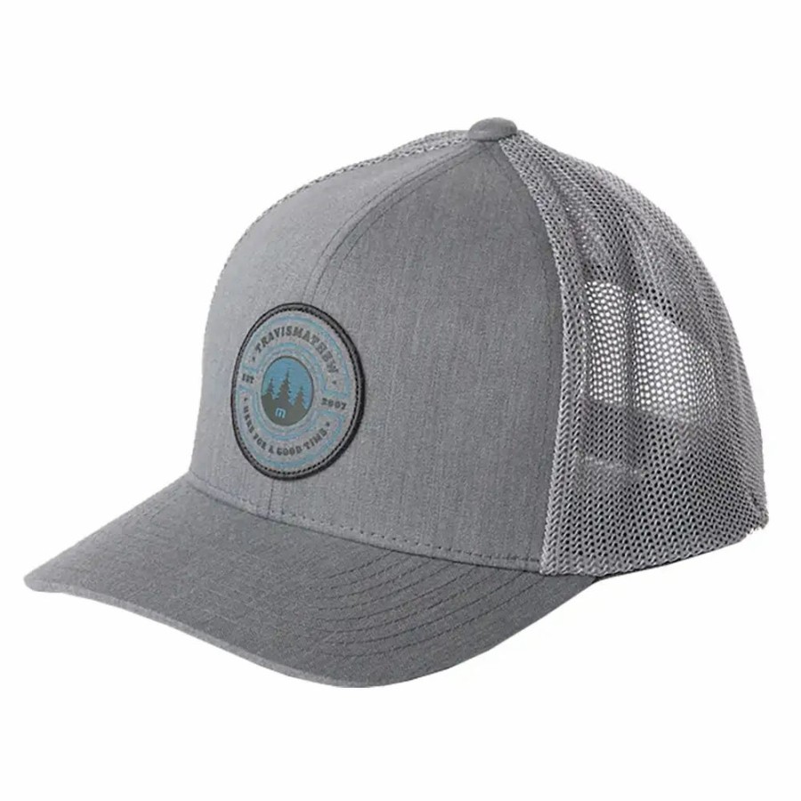 Accessories * | Travismathew Chance Of Humidity Mens Golf Hat Hthr Grey 9Hgr