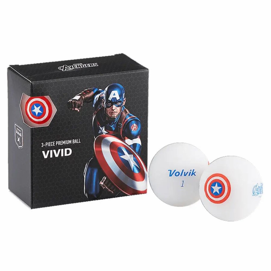 Balls * | Volvik Marvel 4 Golf Ball Pack