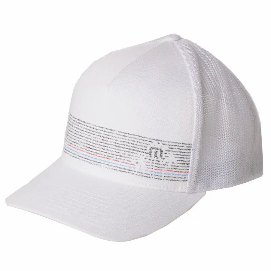 Accessories * | Travismathew Tanlines Mens Golf Hat White 1Wht