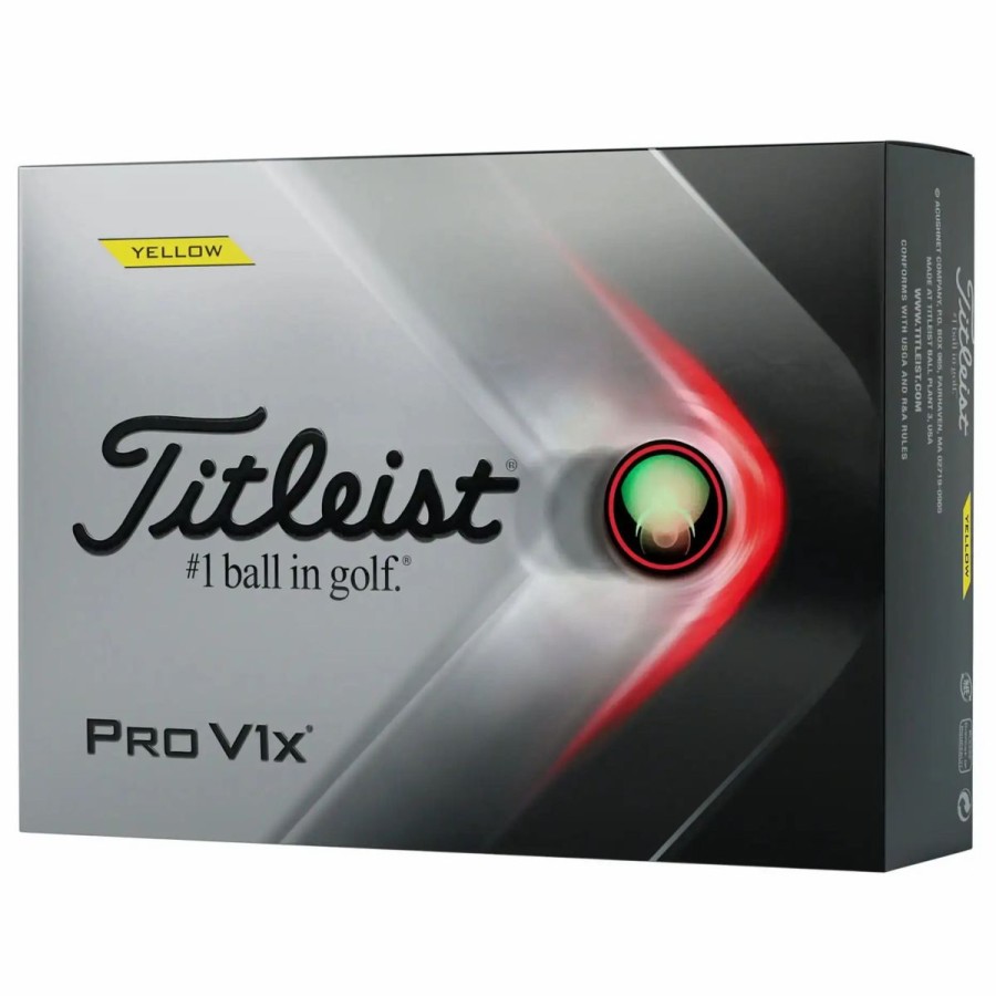 Balls * | Titleist Pro V1X Yellow Golf Balls Dozen