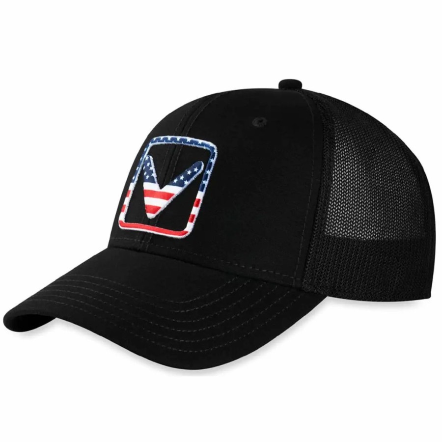 Accessories * | Callaway Mens Trucker Hat Usa