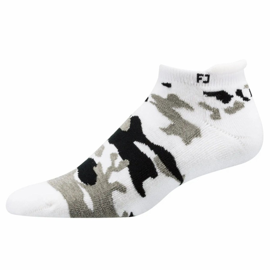 Clothes * | Footjoy Prodry Camo Roll Tab Socks