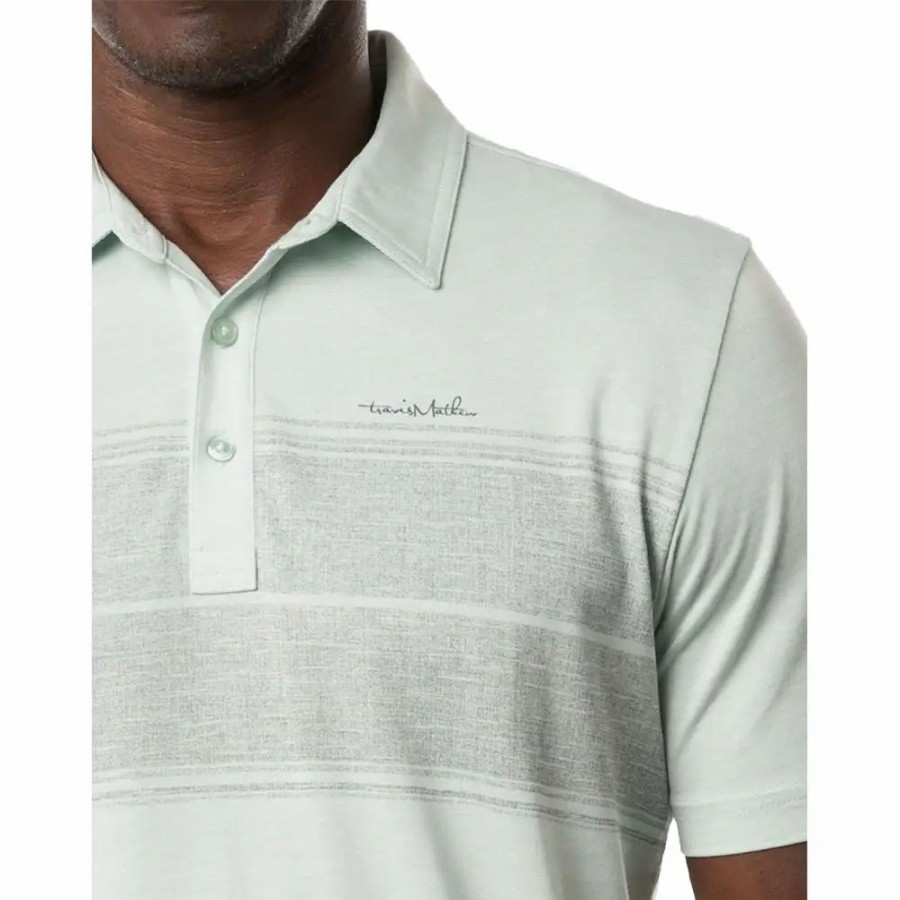 Clothes * | Travismathew Infinite Wishes Mens Golf Polo Hthr Green 3Hnp