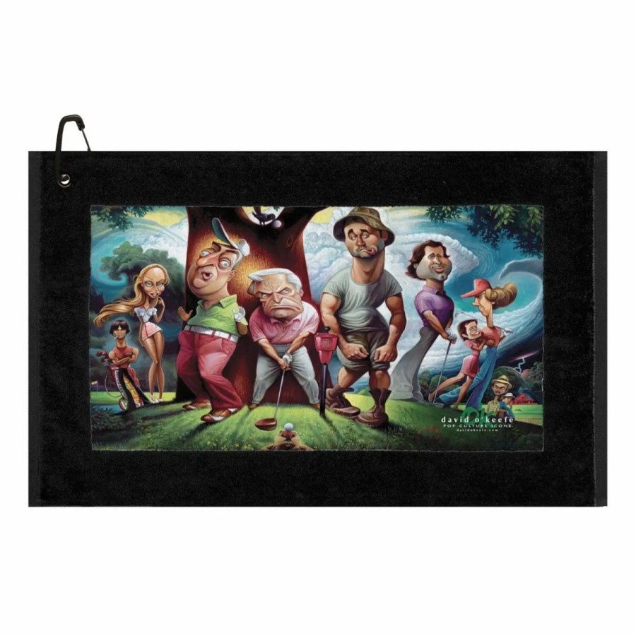 Accessories * | Devant David O Keefe Tribute To Caddyshack Edge Bushwood Golf Towel