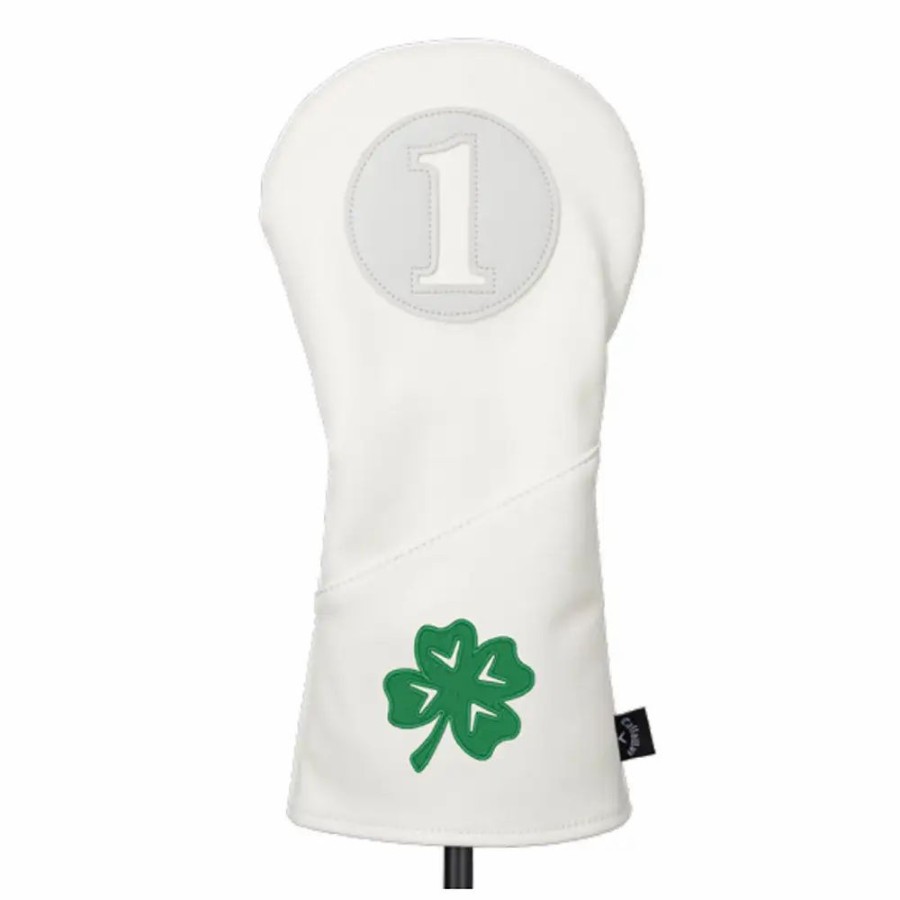 Accessories * | Callaway St. Paddys Driver Headcover White/Green