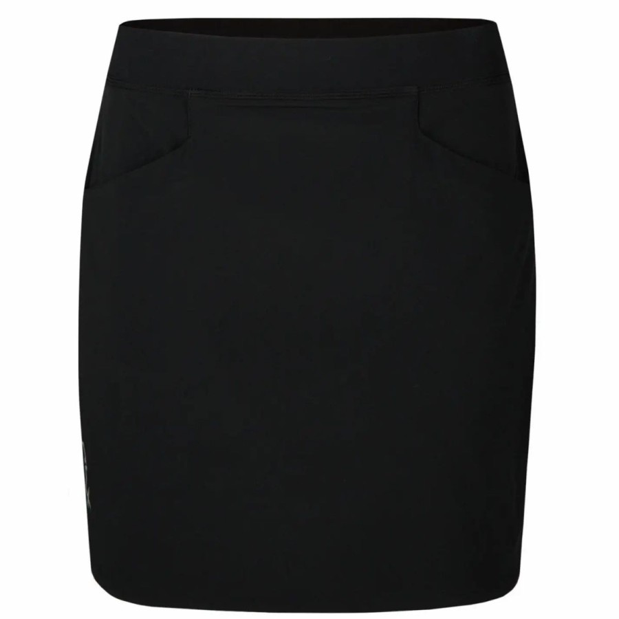 Clothes * | Polo Ralph Lauren Rlx Solid Aim 17In Womens Golf Skort Polo Black