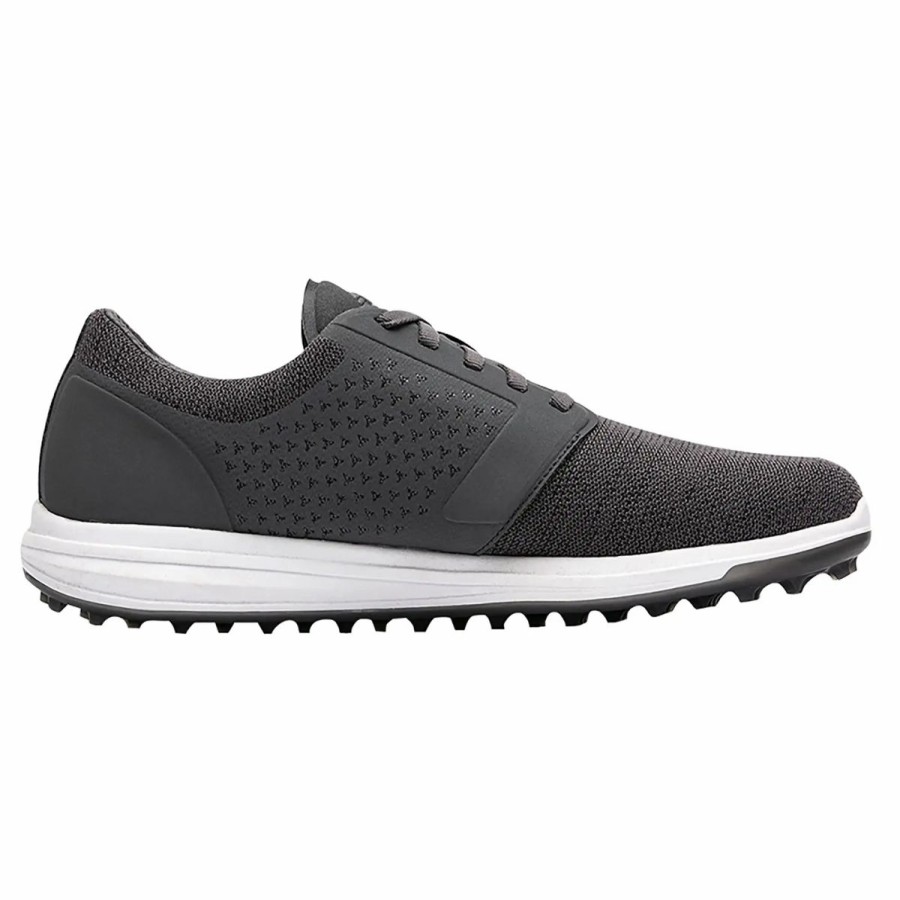 Shoes * | Cuater By Travismathew The Money Maker Spikeless Mens Golf Shoes Grey Pinstripe