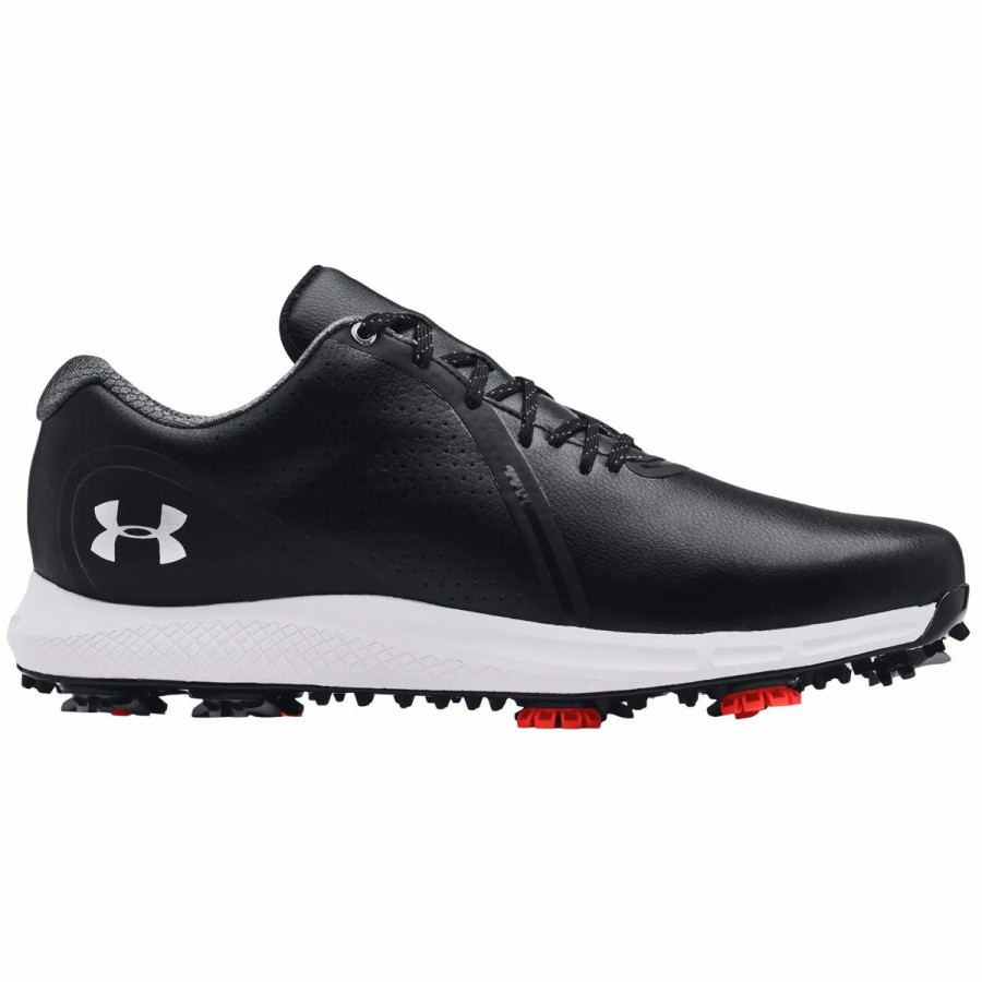 Shoes * | Under Armour Charged Draw Rst Black Mens Golf Shoes Black 001