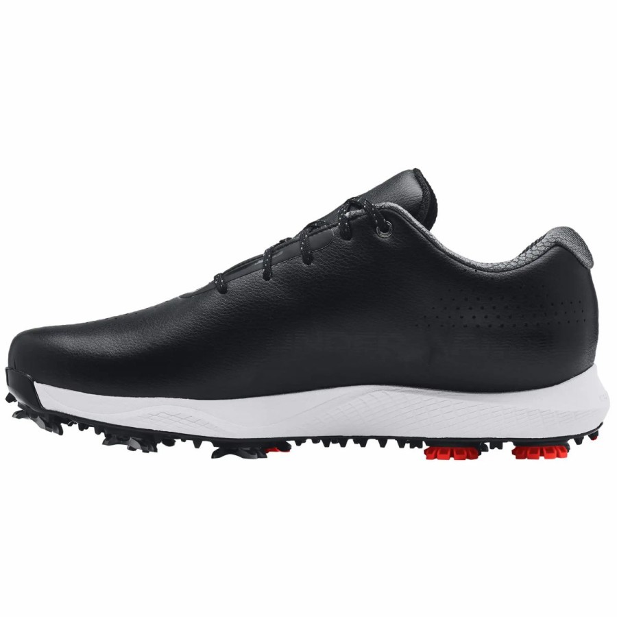 Shoes * | Under Armour Charged Draw Rst Black Mens Golf Shoes Black 001