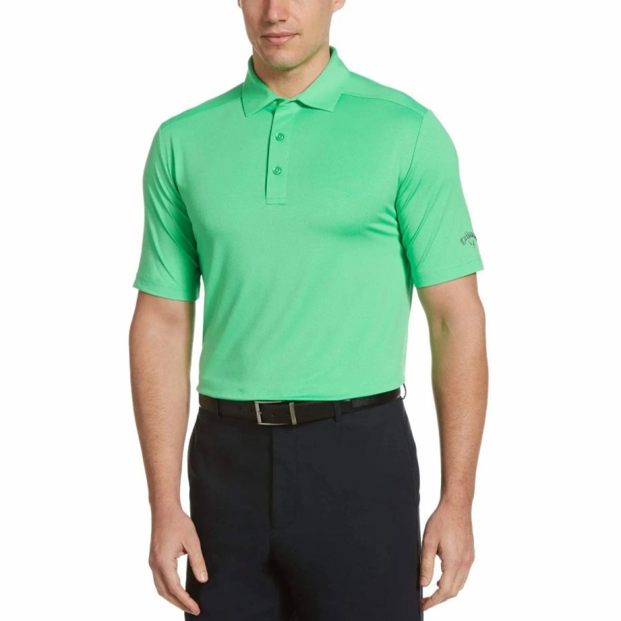 Clothes * | Callaway Cooling Micro Hex Mens Golf Polo