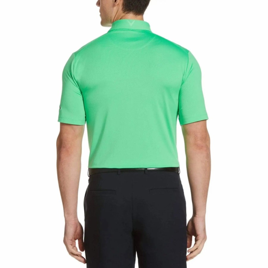 Clothes * | Callaway Cooling Micro Hex Mens Golf Polo