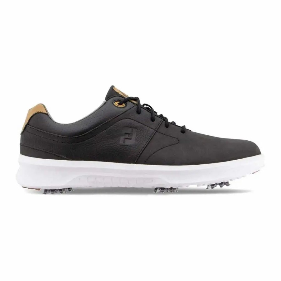 Shoes * | Footjoy Contour Series Mens Golf Shoes Black