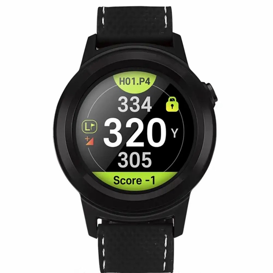 Technology * | Deca Golfbuddy Aim W11 Golf Watch Black