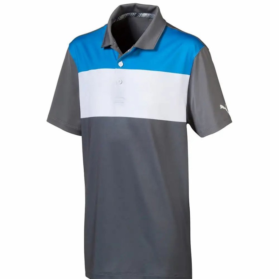 Kids Golf * | Puma Golf Puma Nineties Boys Golf Polo