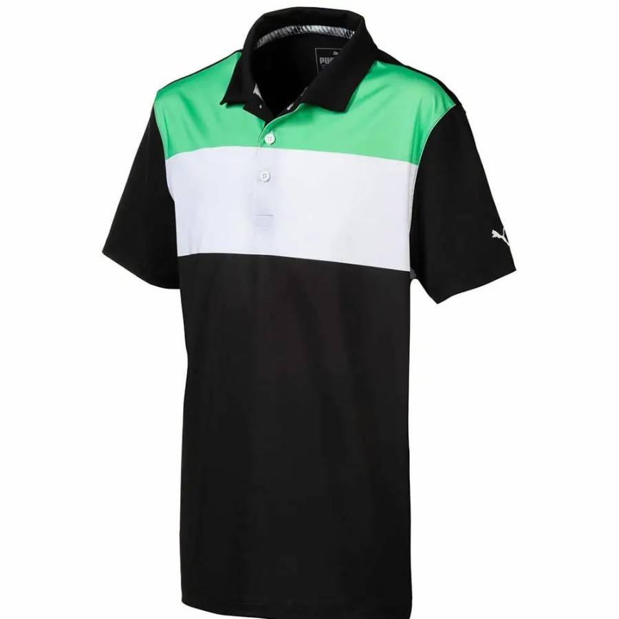 Kids Golf * | Puma Golf Puma Nineties Boys Golf Polo