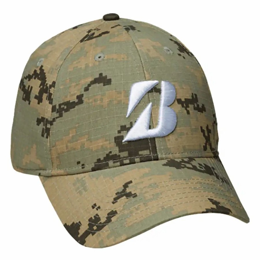 Accessories * | Bridgestone Digital Camouflage Mens Golf Hat